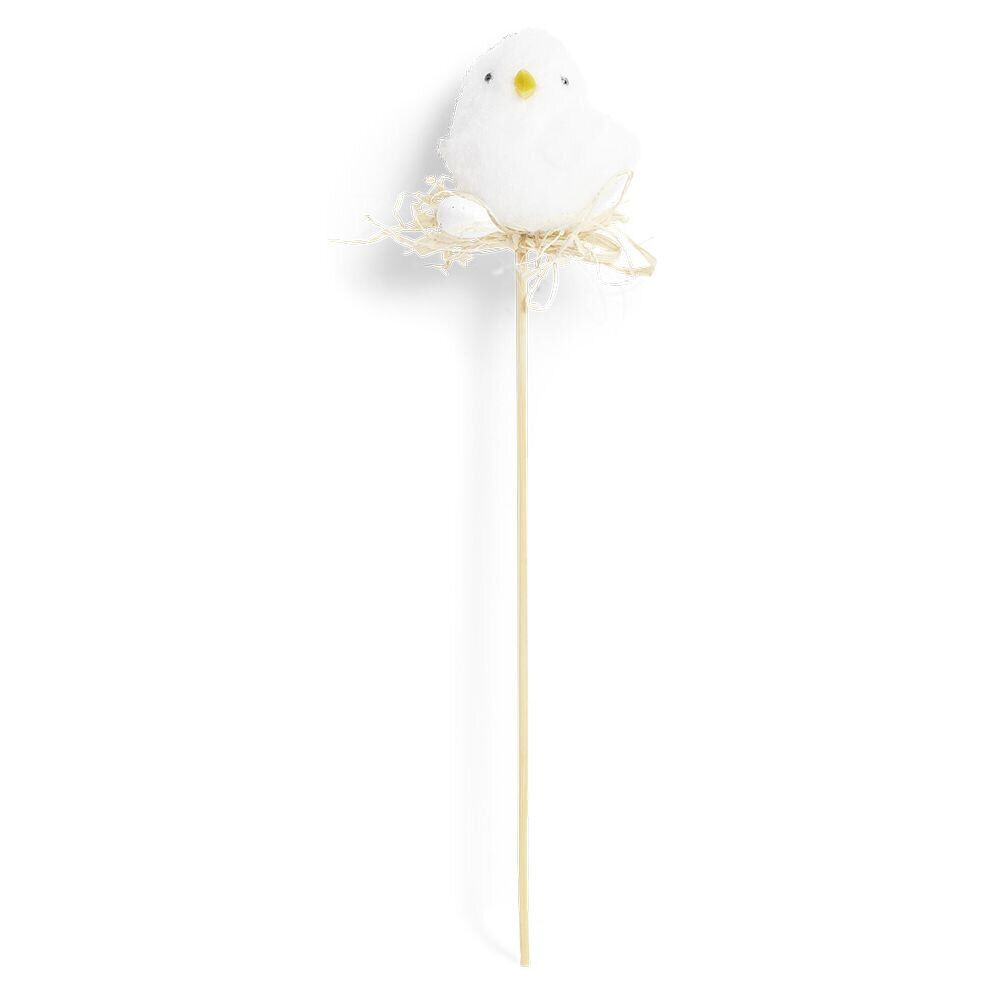 Pic à planter poussin Pâques jaune ou blanc