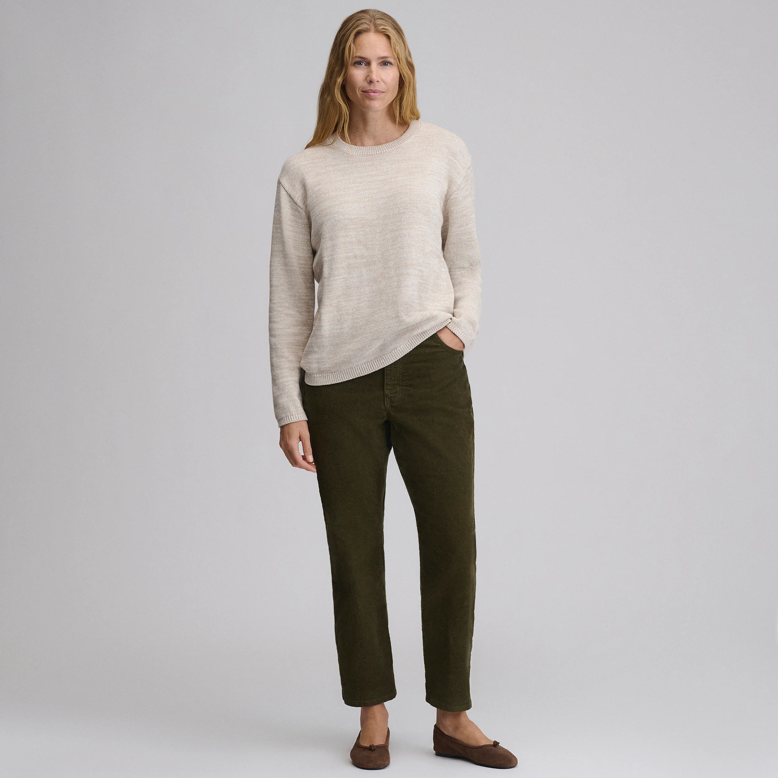 Women's Marl Crewneck Sweater