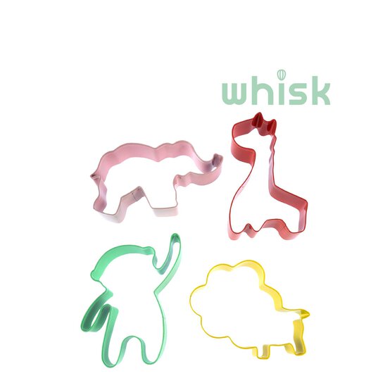Whisk Safari Animal Cookie Cutters 4 Pack