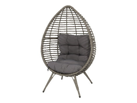 Lesli Living bistrostoel Chill - grijs - 99x91x156cm