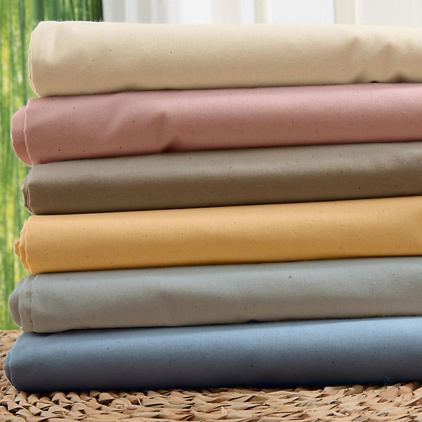Drap housse 100% coton biologique - bonnet 30 cm (140x190 cm - Ficelle)