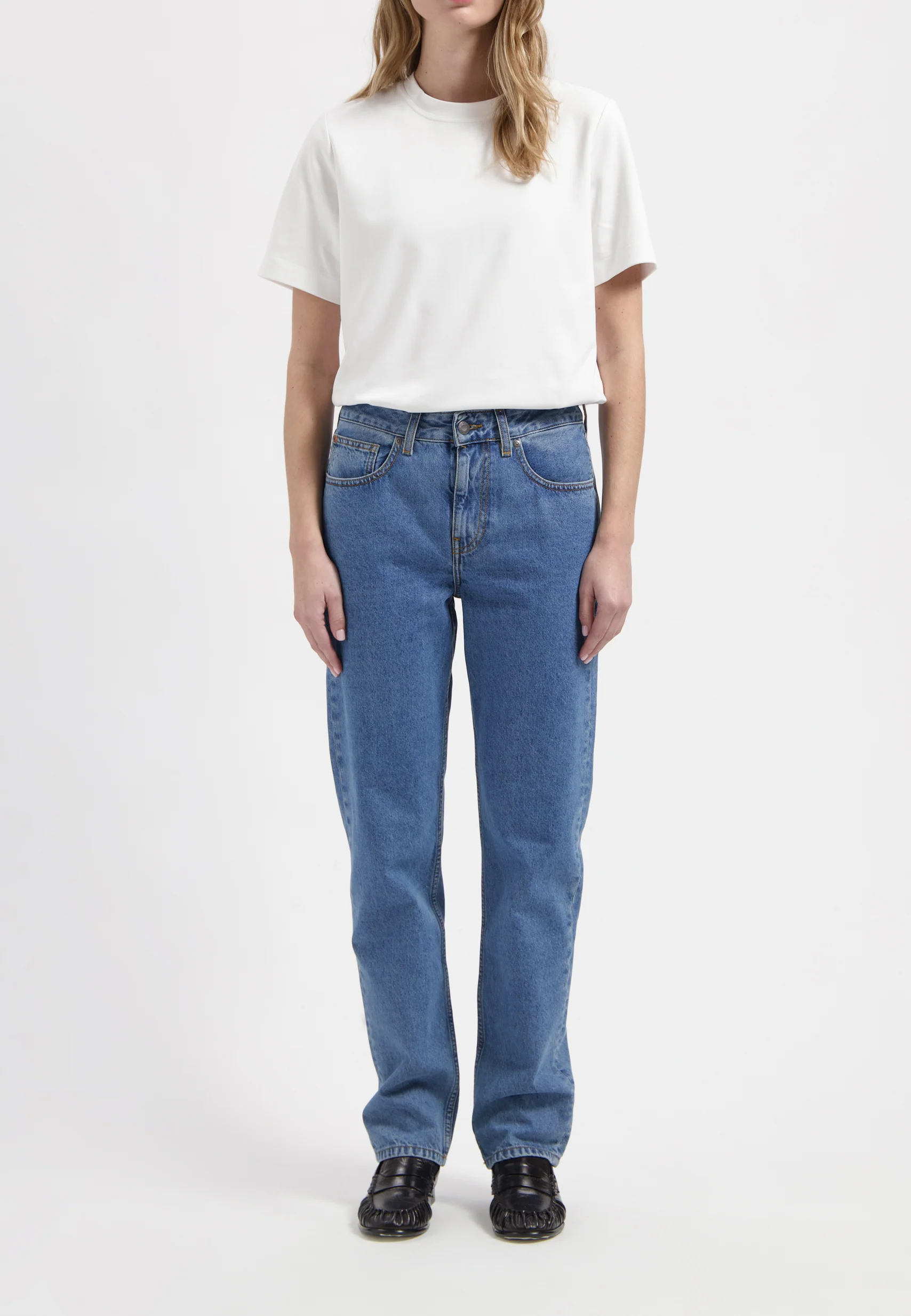 Go Mid Straight - Stone Vintage