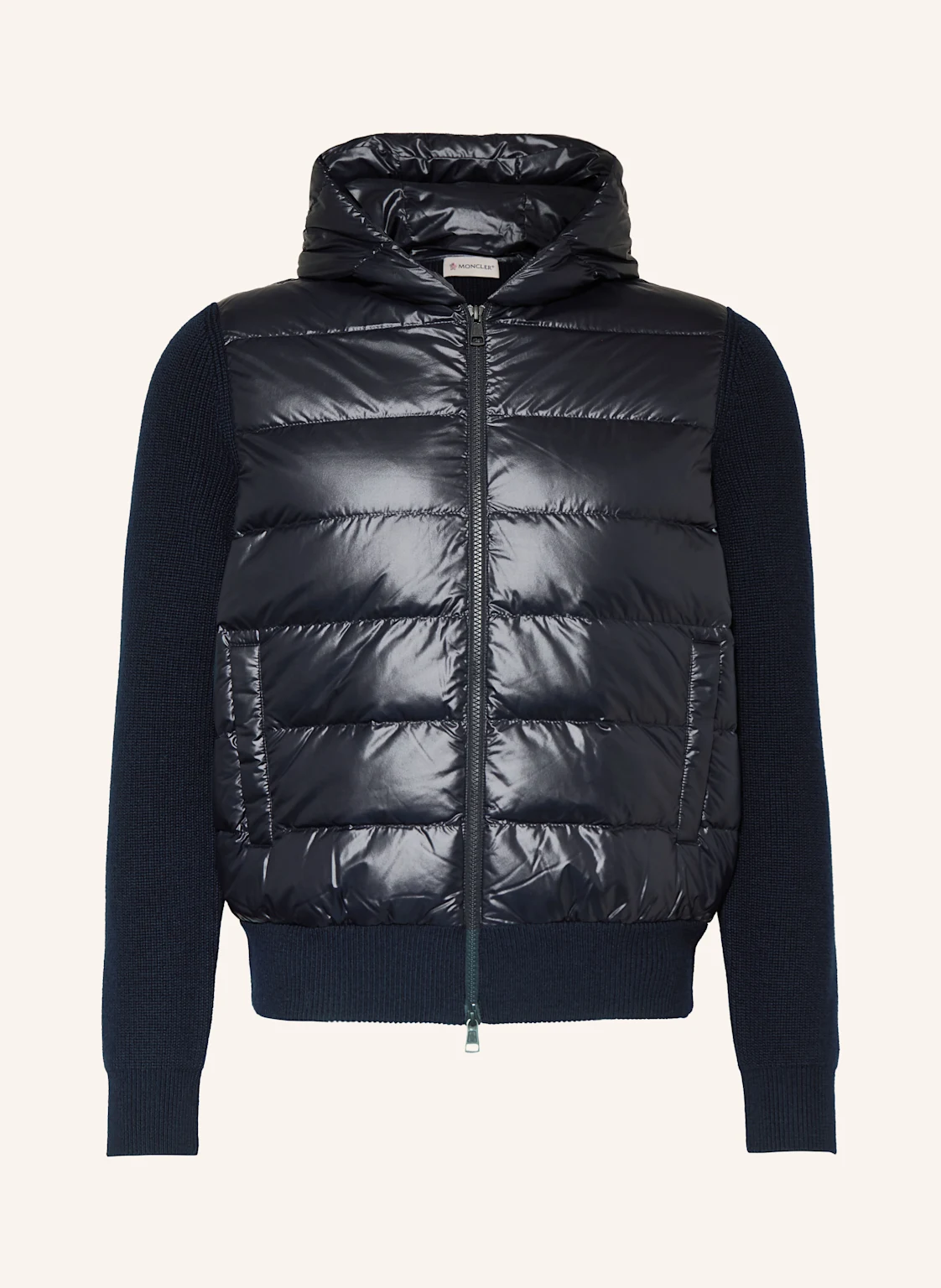 MONCLER Daunenjacke im Materialmix