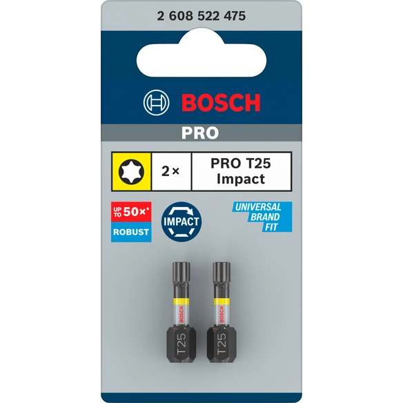 Bit, »Impact Control«, T25, 25 mm, 2 Stück