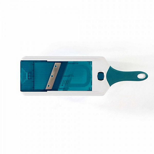 Mandoline Livoo MEN259BL, 4 lames avec coupe ajustable, multifonction, Molette pour le réglage de hauteur de la coupe