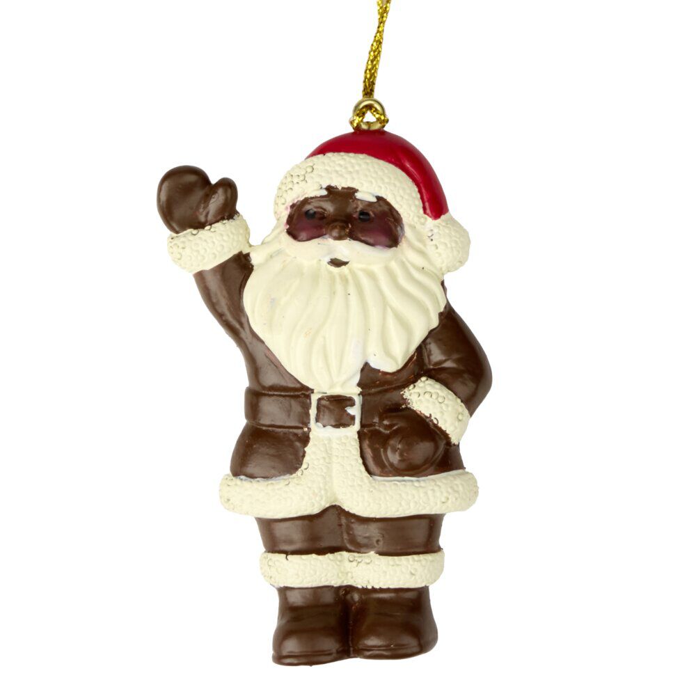 Figurine de No&euml;l à suspendre en polyrésine (6 modèles)