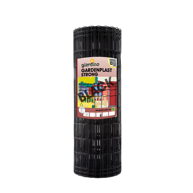 Treillis Gardenplast Strong noir 1,83 x 25 m GIARDINO