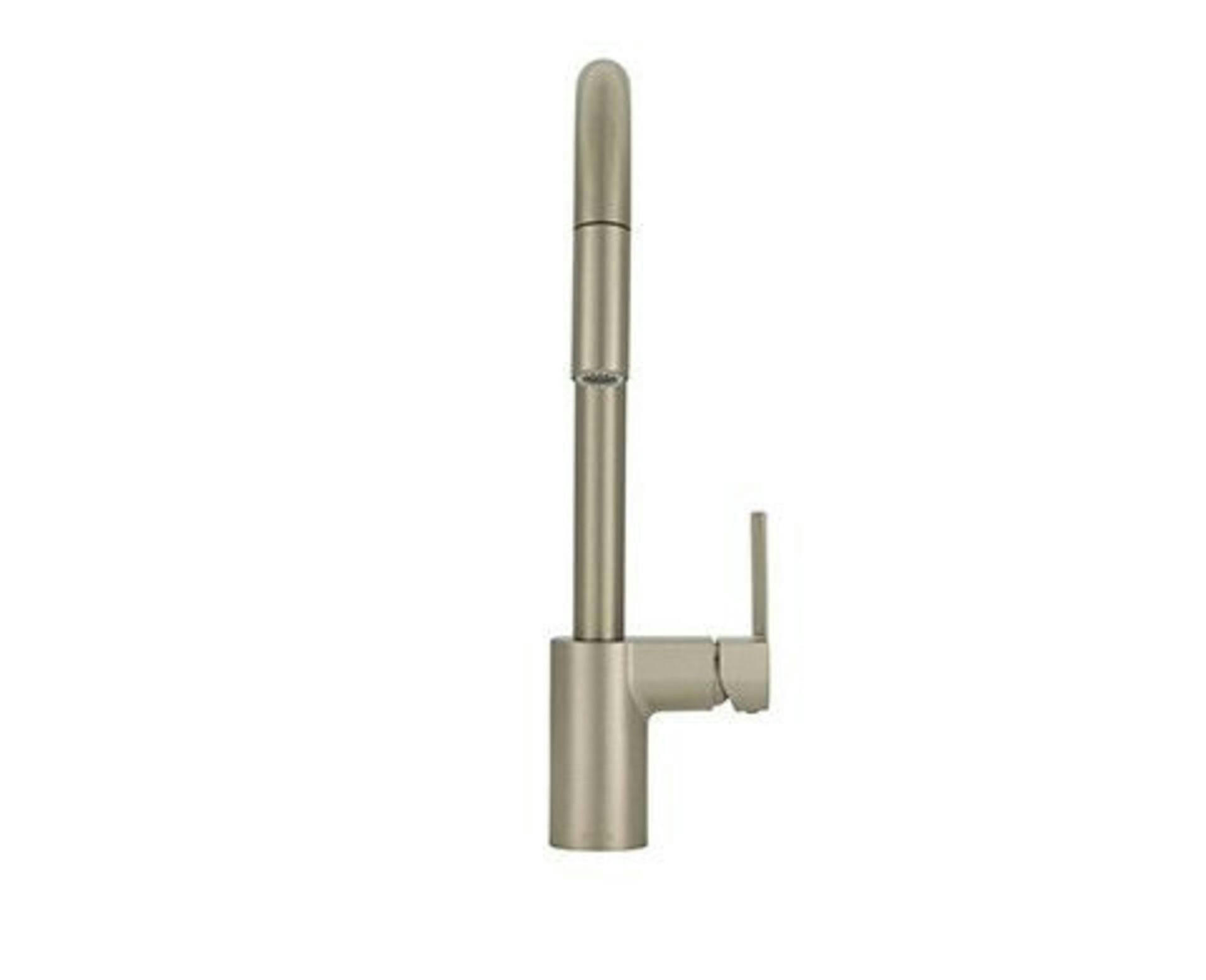 Moen® Align Single Handle Modern Pull Down Sprayer Kitchen Faucet with Reflex & Power Clean, Stainless Steel