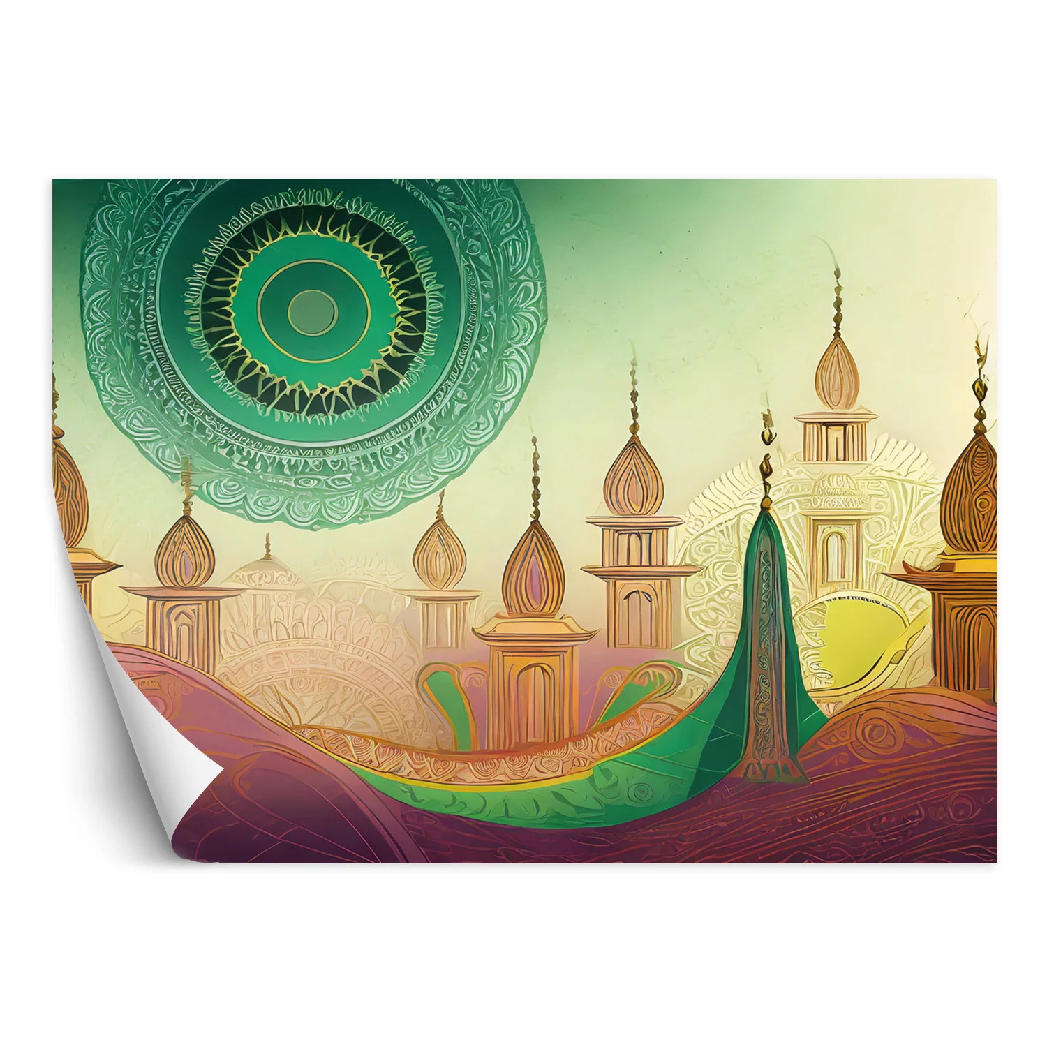 Feeby Fototapeta Mandala miasto islamskie