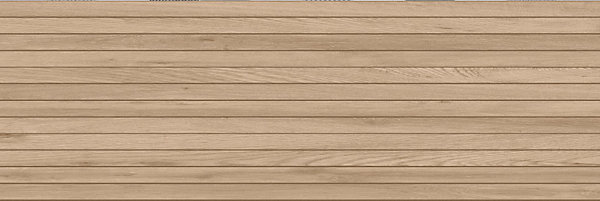 Faïence murale intérieur effet bois décor lamelles L.75 x l.25 cm x ép.8,7 mm, Teka