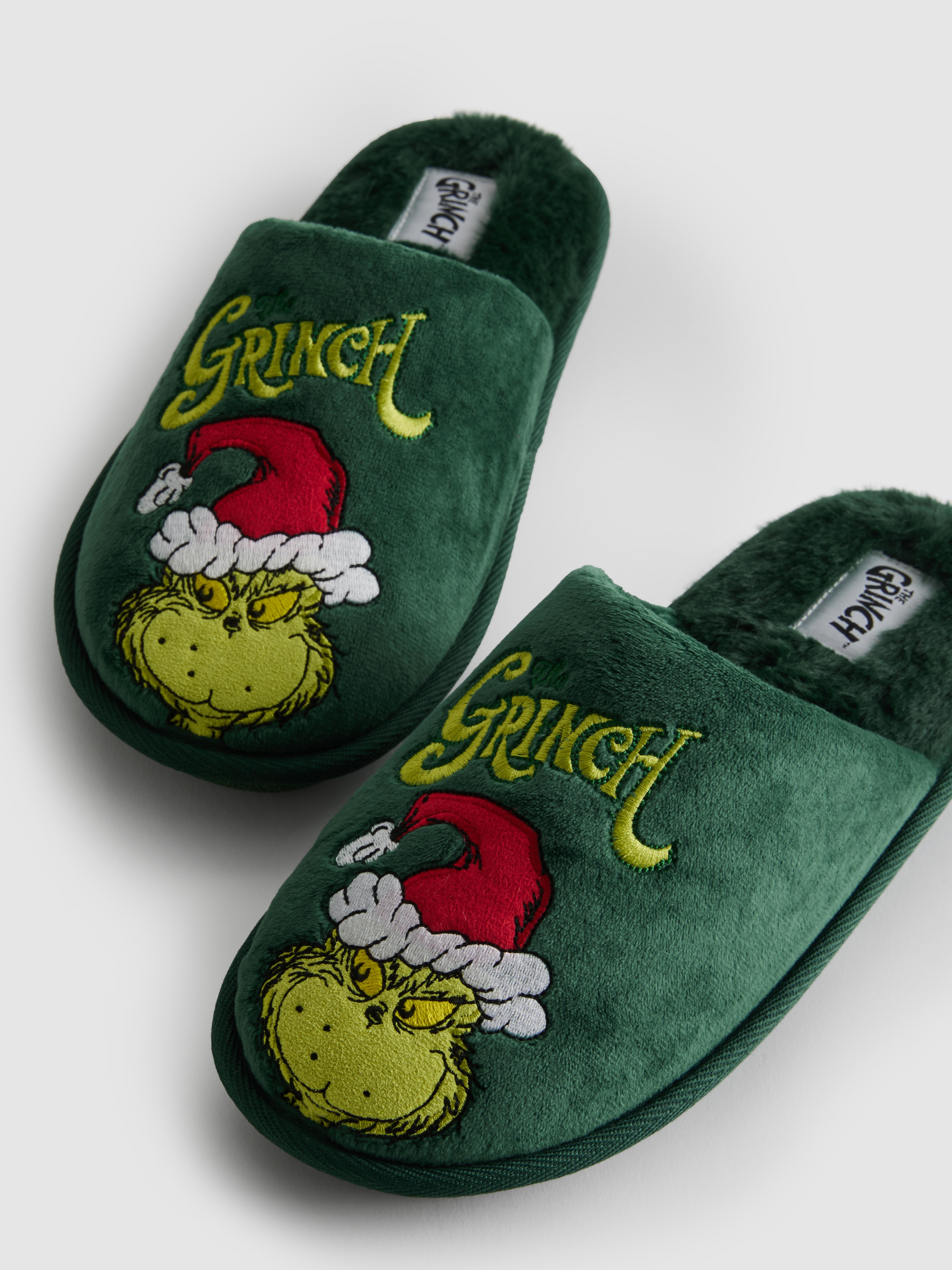 The Grinch Christmas Mule Slippers