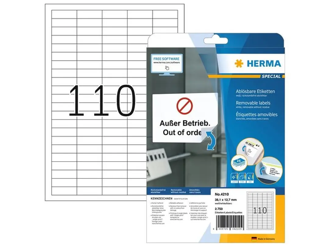 Etiketten Herma