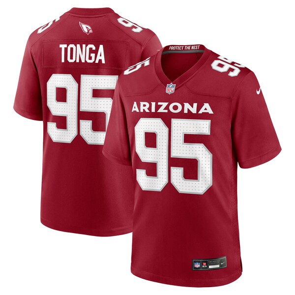 Khyiris Tonga Arizona Cardinals Nike Team Game Jersey -  Cardinal