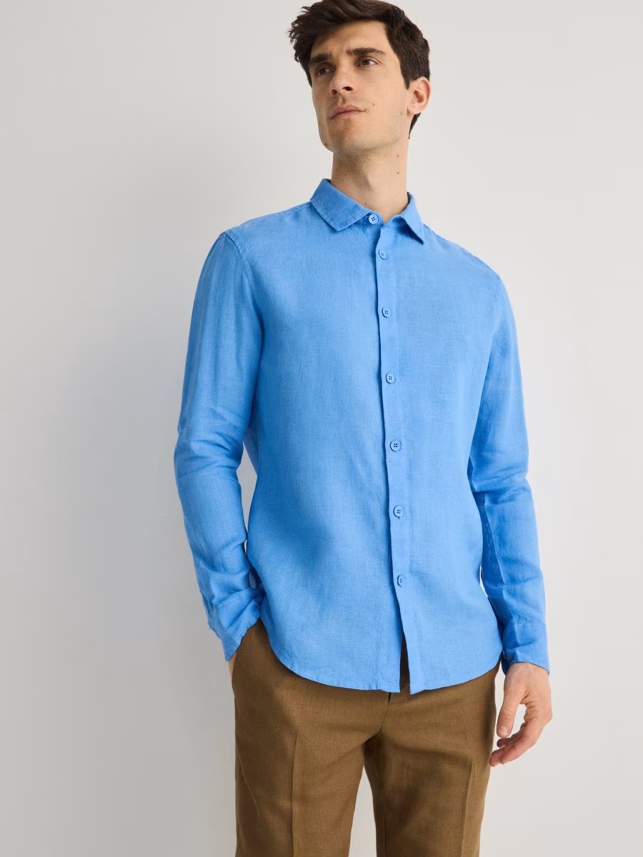 Regular Fit Linen Shirt