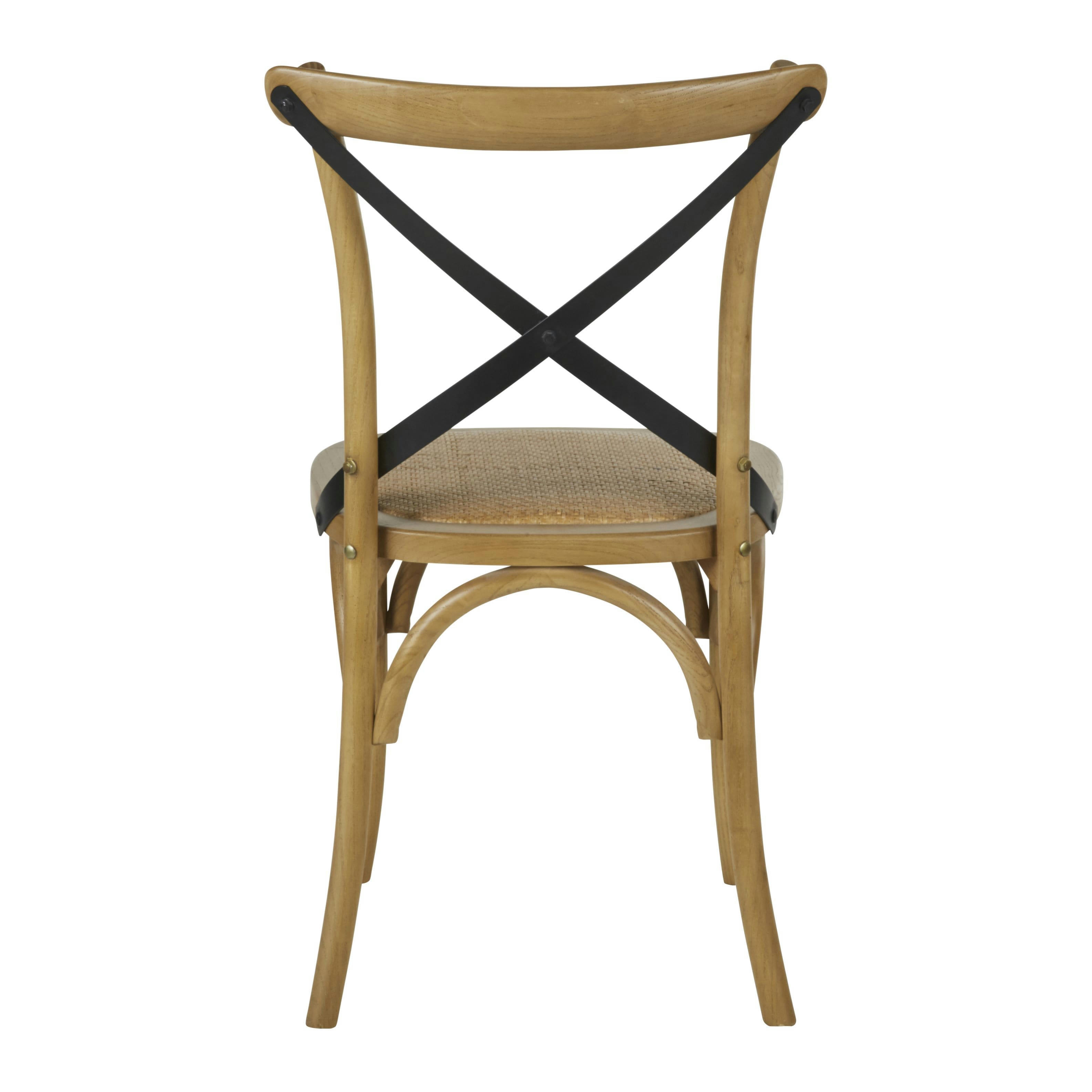 Tradition - Chaise bistrot en bois de hêtre et bambou