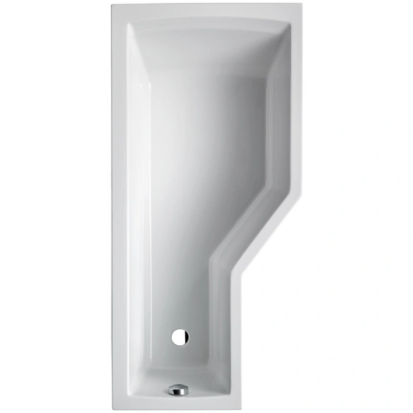 Badewanne »Cello«, BxHxL: 80 x 45 x 160 cm, asymetrisch