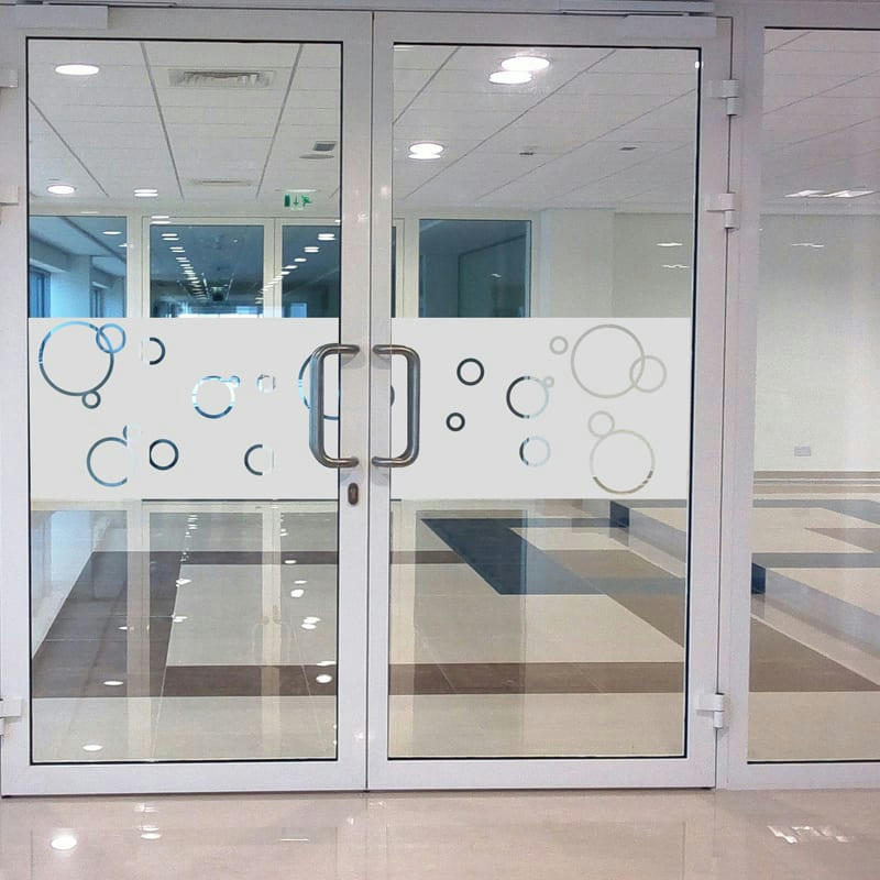 - Film Occultant bulles de savon pour Vitre/Douche 55x200cm