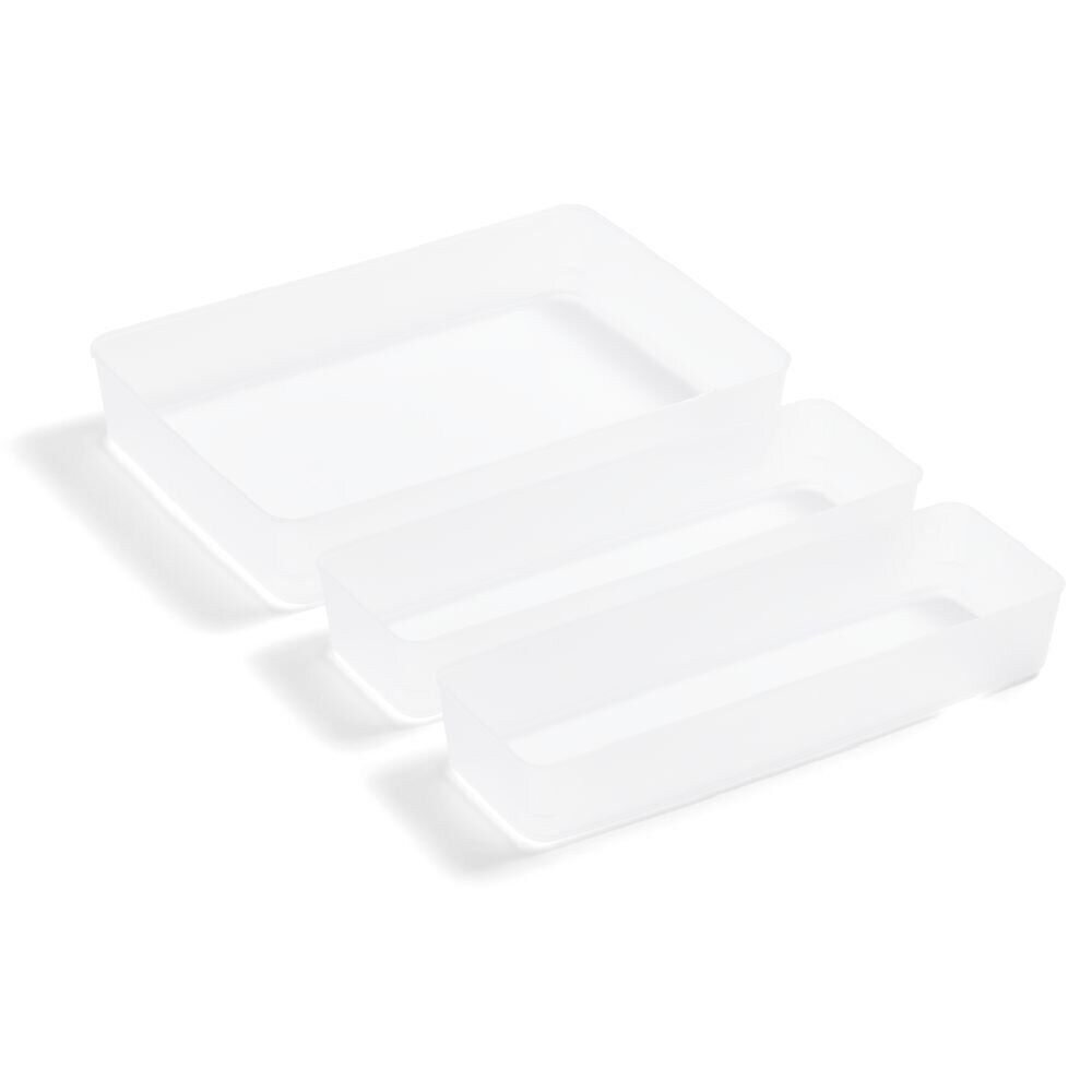 Lot de 3 boÎtes de rangement pour tiroirs