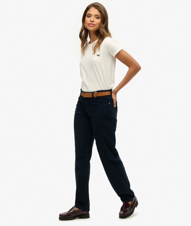 Straight Leg Cord Pants