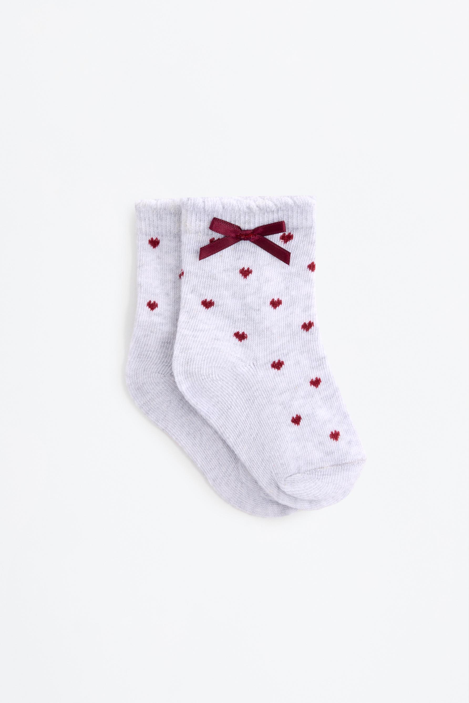 Calcetines altos con detalles (Pack 5)