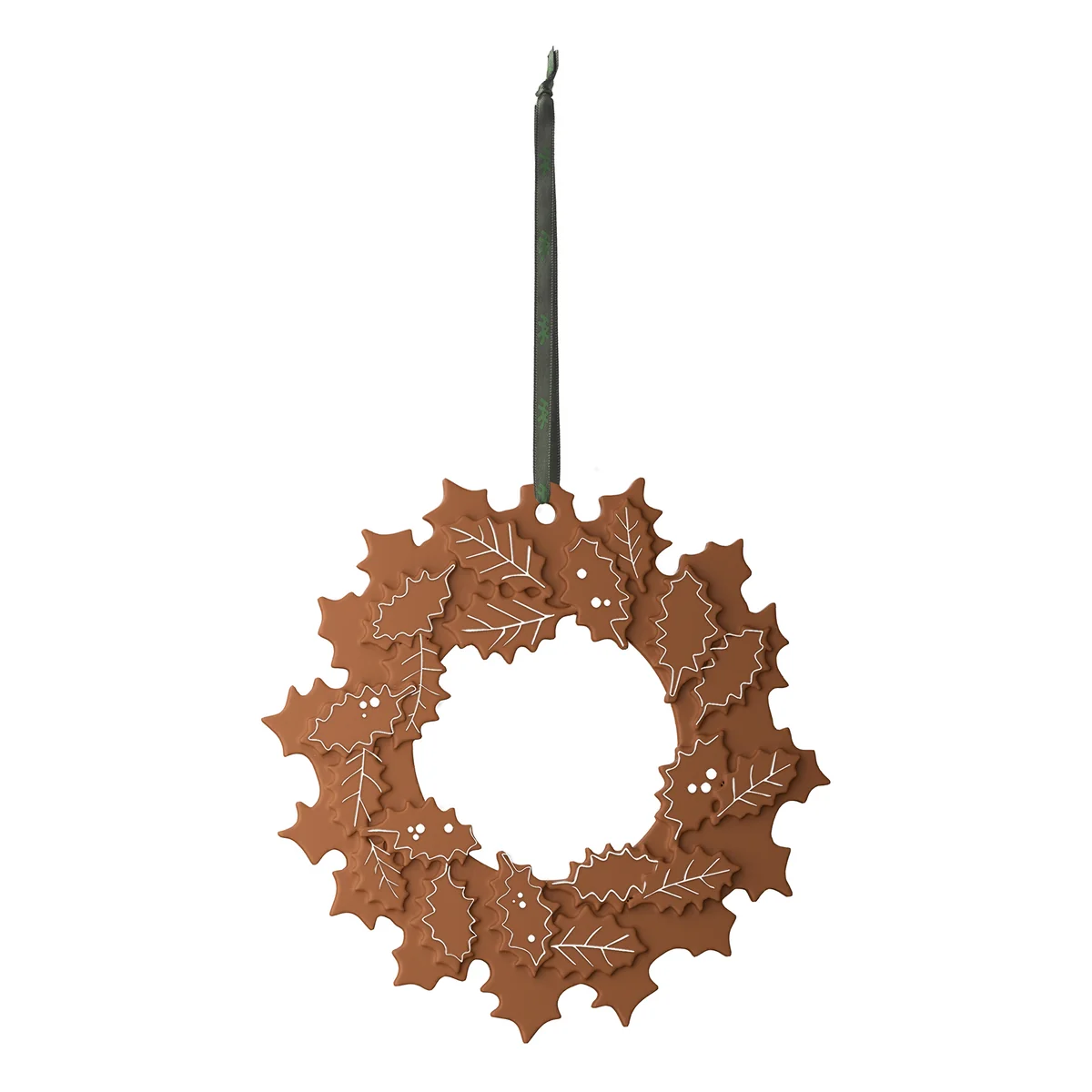 Kähler Design - Gingerbread Kranz, Ø 18.5 cm, braun