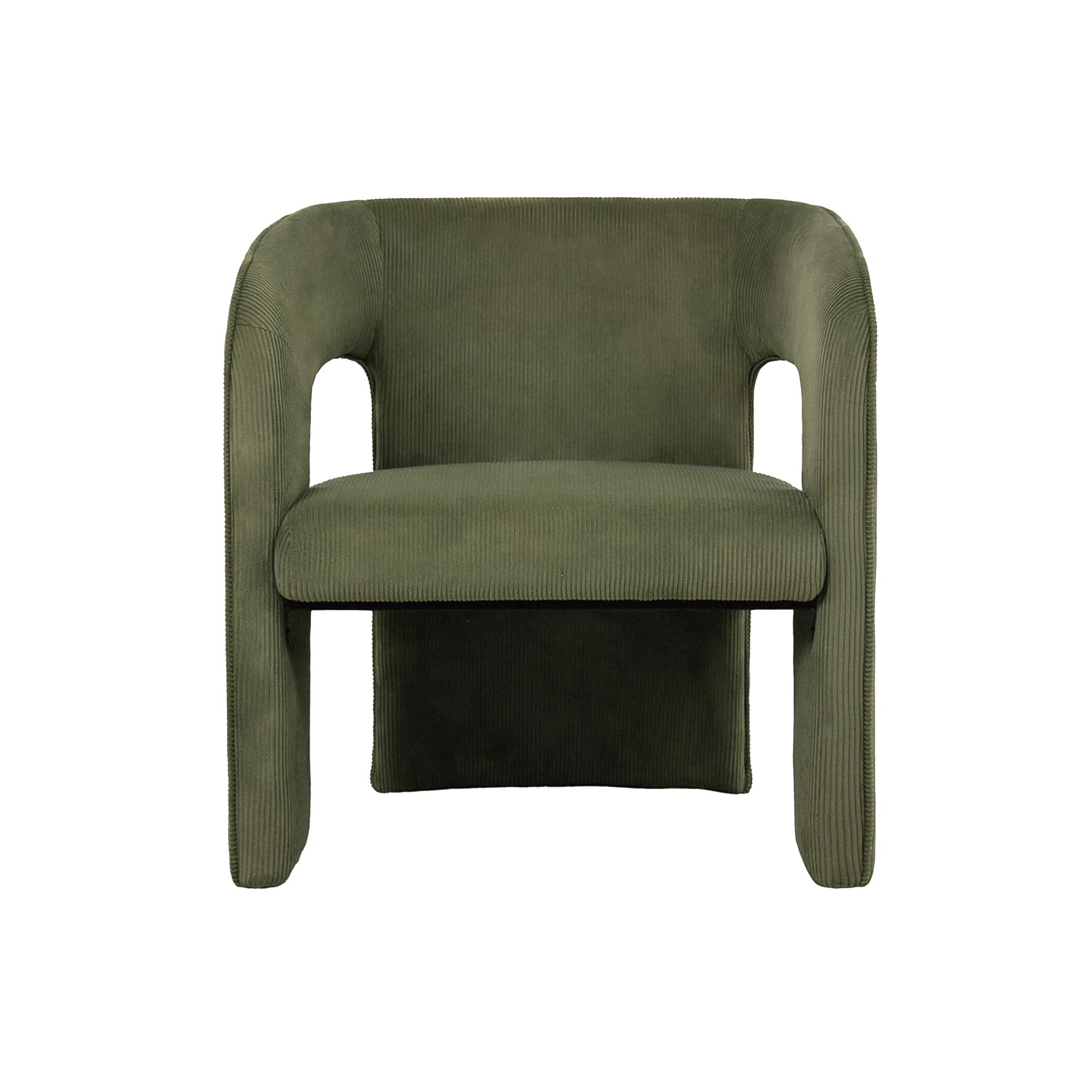 Leitmotiv stoel Vigor - groen - 66x69x73cm