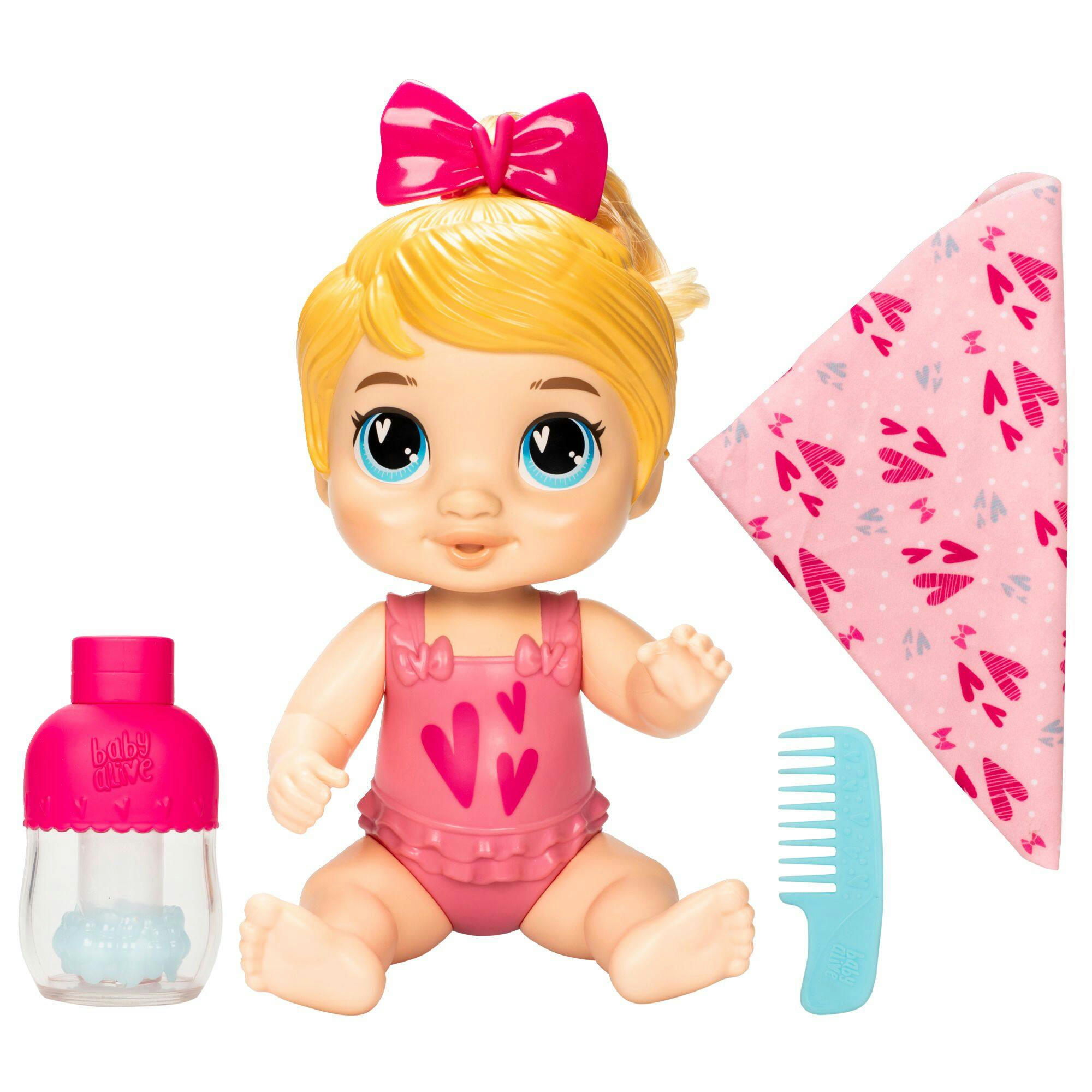 Baby Alive Shampoo Snuggle Harper Hugs Blonde Hair Water Baby Doll