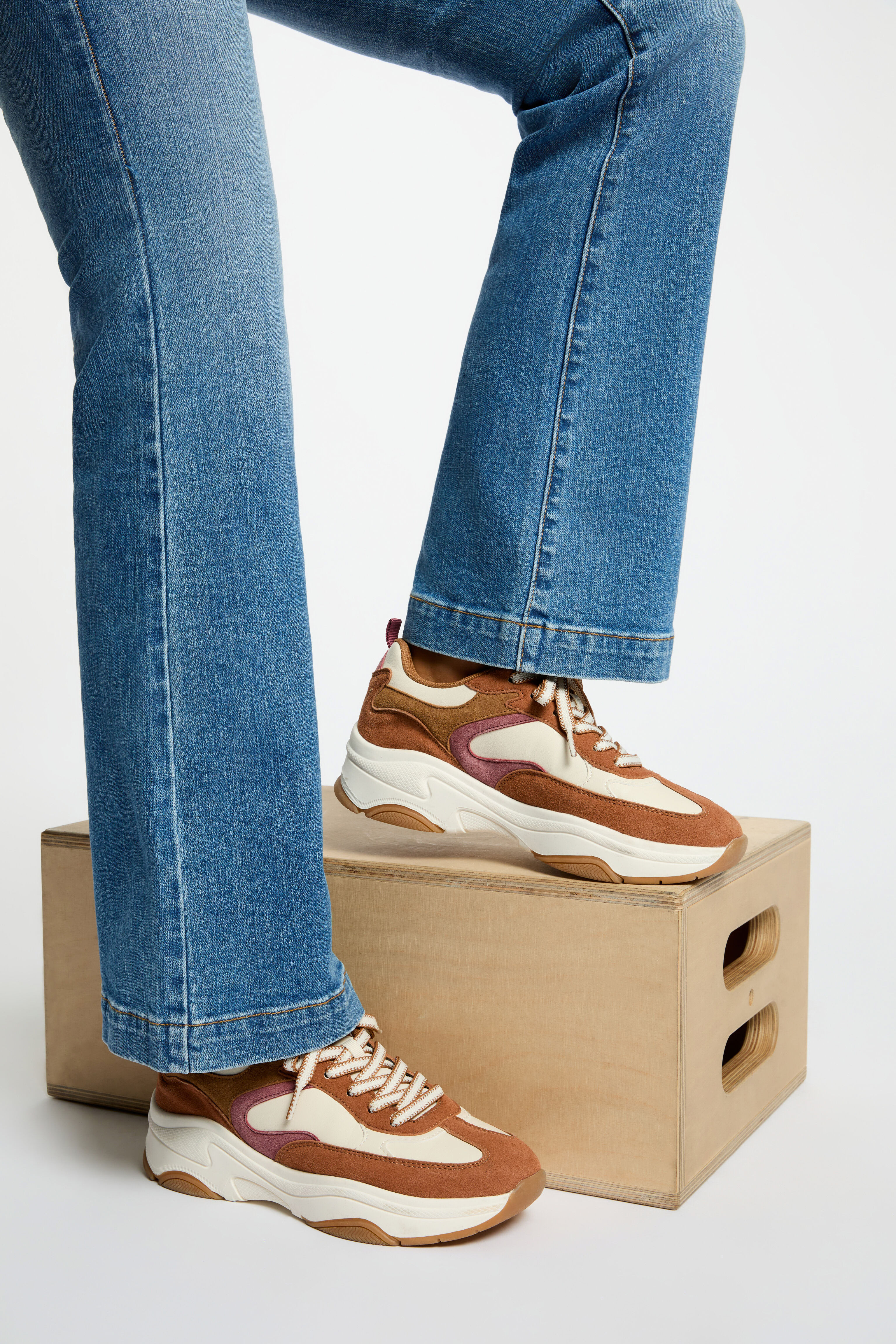 Suede Sneakers Multicolor Women
