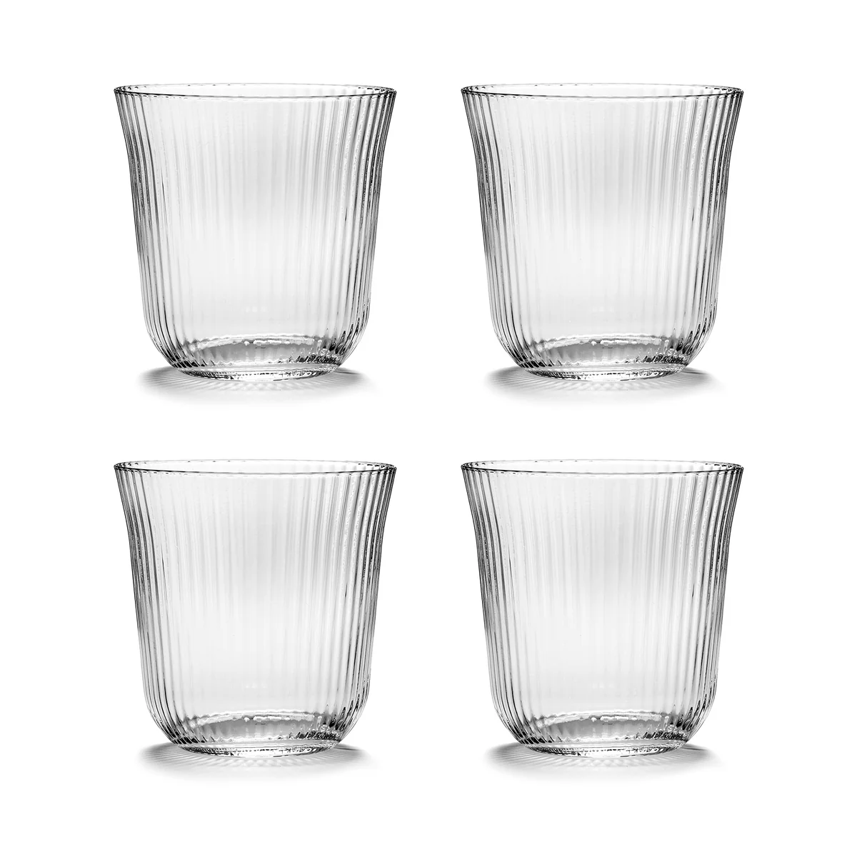 Serax - Inku Tumblerglas, 300 ml, klar (4er-Set)