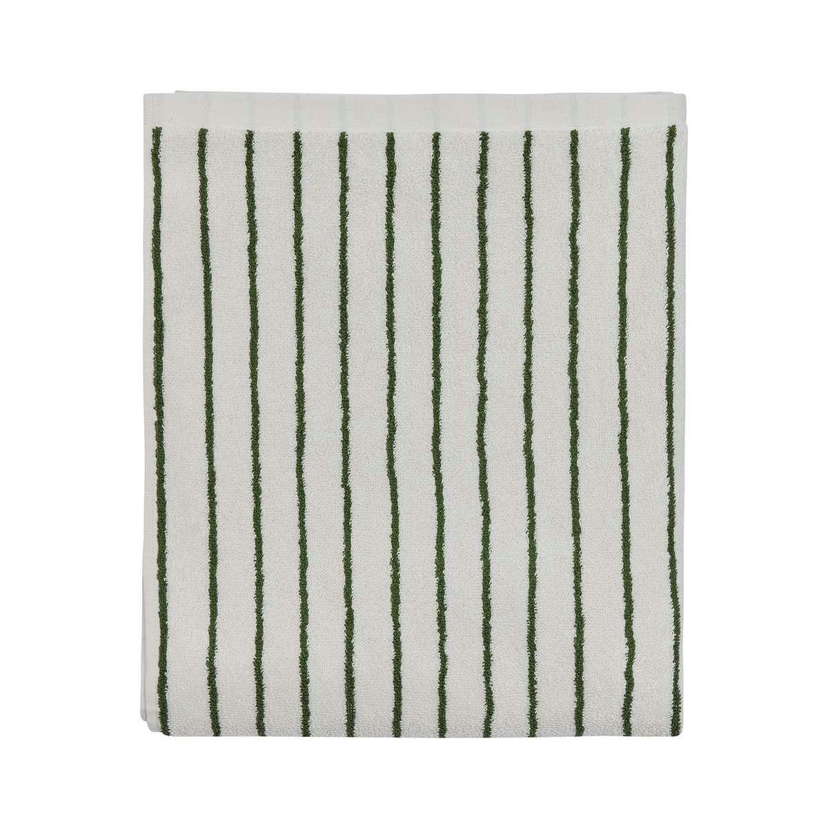 RAITA - Serviette de bain blanc en coton organique H150x100cm