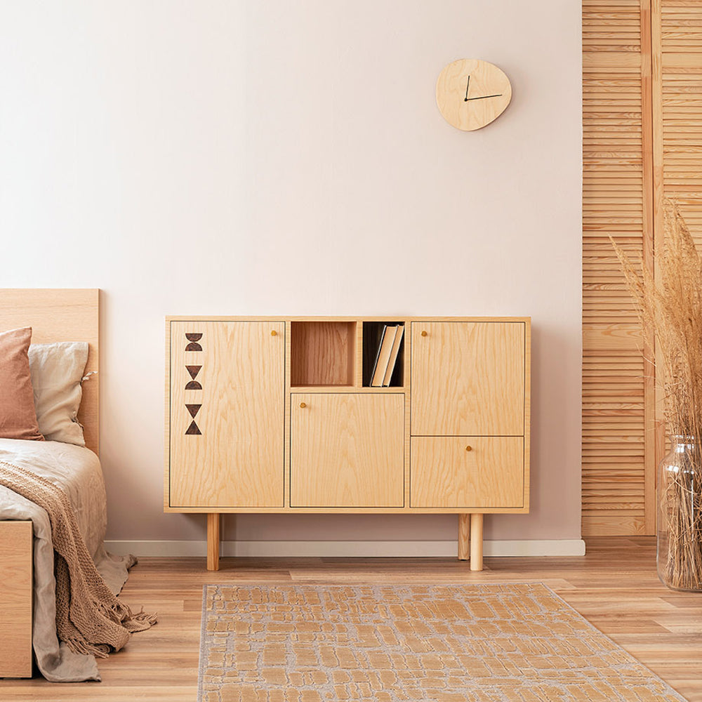 Acsento Chiara 1018 Vloerkleed 280 x 380 cm - Beige / Gold