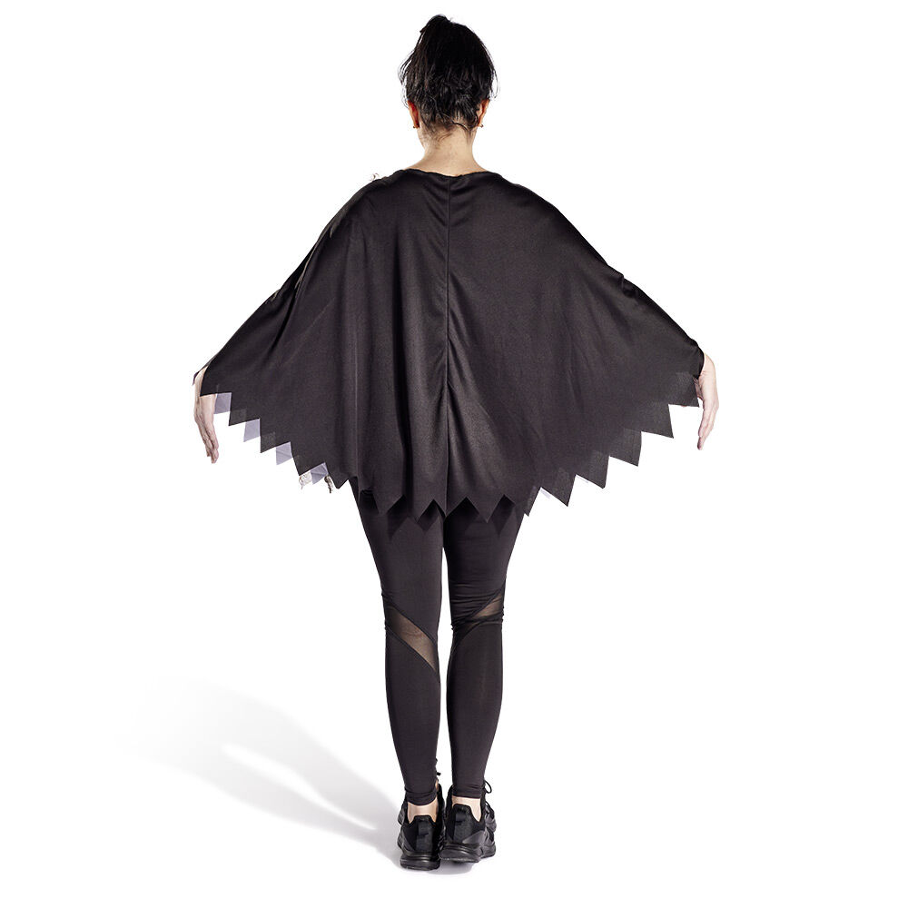 Déguisement adulte Halloween squelette poncho - Taille unique