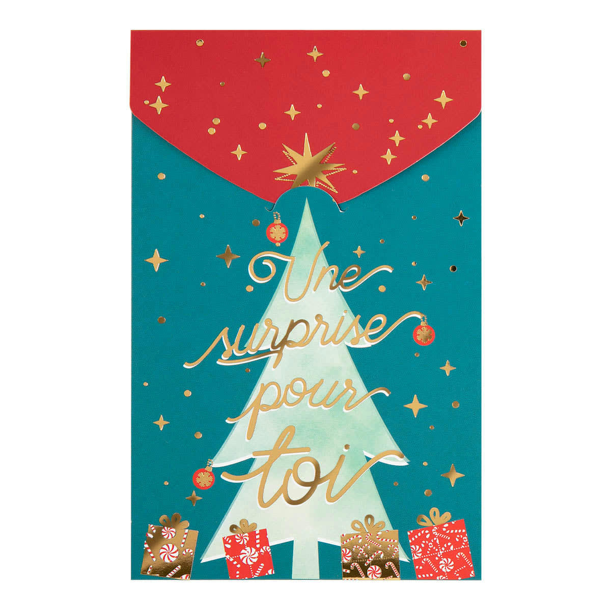 - Carte De Vœux Surprise Sapin