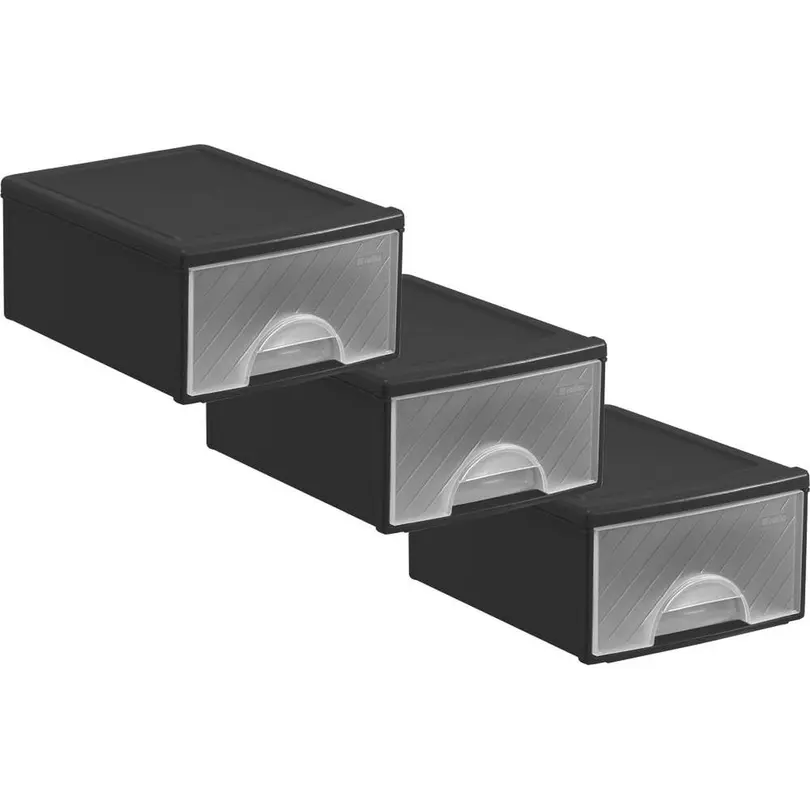 Schubladenbox 3er-Set Rotho