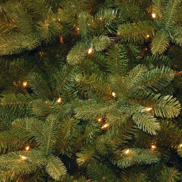 16 ft. Downswept Douglas Fir Tree with Dual Color LED Lights