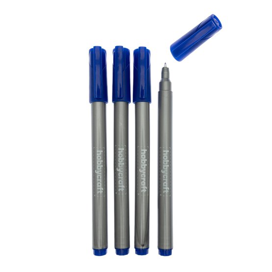 Blue Handwriting Pens 4 Pack