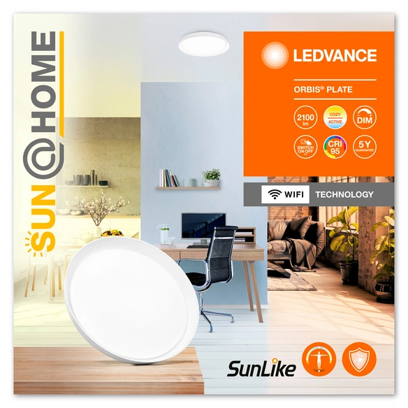 Wand-/Deckenleuchte »Sun@Home ceiling luminaires«, LED, inkl. Leuchtmittel, 2200-5000 K