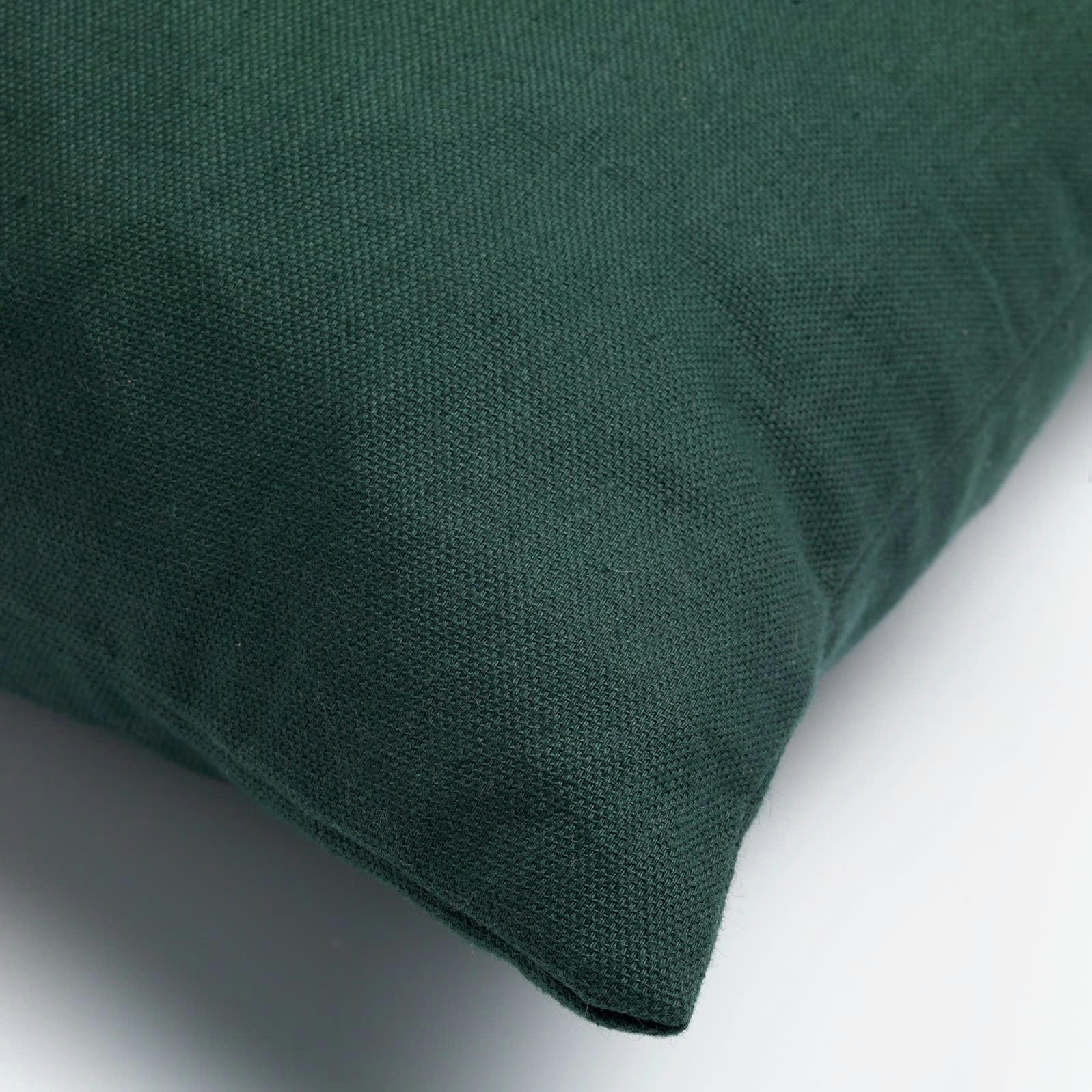 - Coussin - vert en coton 45x45 cm uni