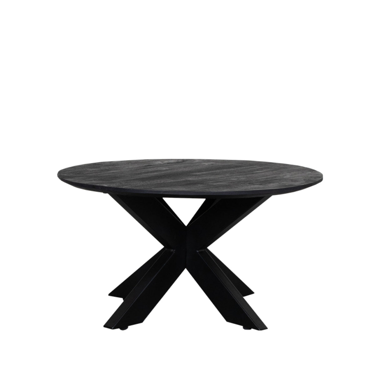 LABEL51 Salontafel Otis - Zwart Mangohout - 80x80x43cm