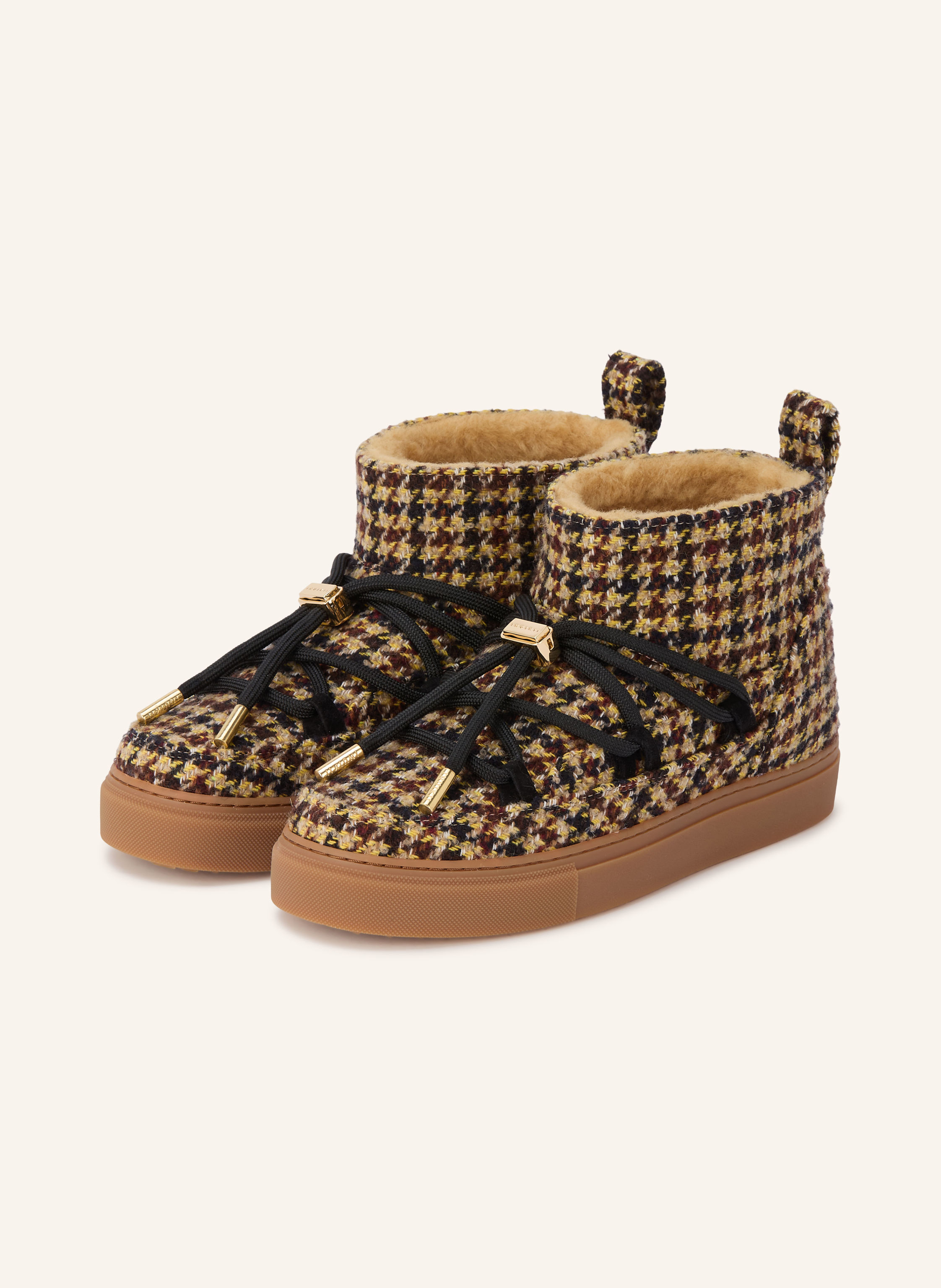 INUIKII Boots PLAID LOW