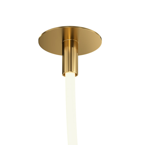 Lampa wisząca TAU mosiężno-złota LED 1x40W Ciepła biel 2200lm Maytoni