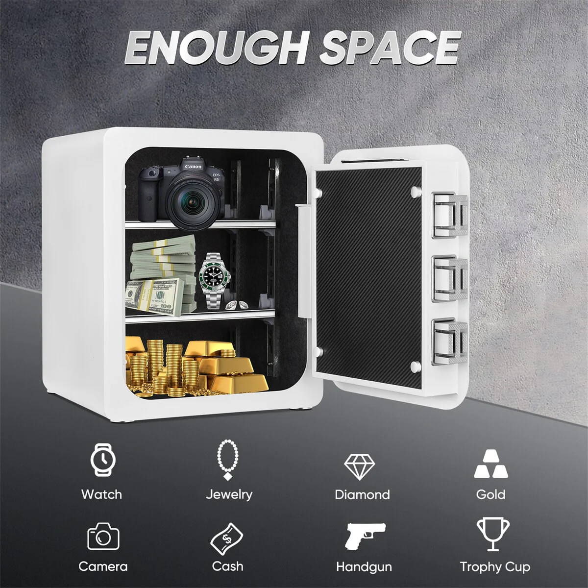 Anti-theft Safe Box for Valuables