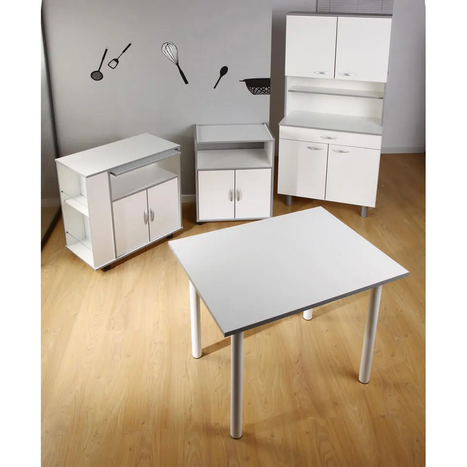 Buffetkast Easy 4 deuren & 1 lade - wit