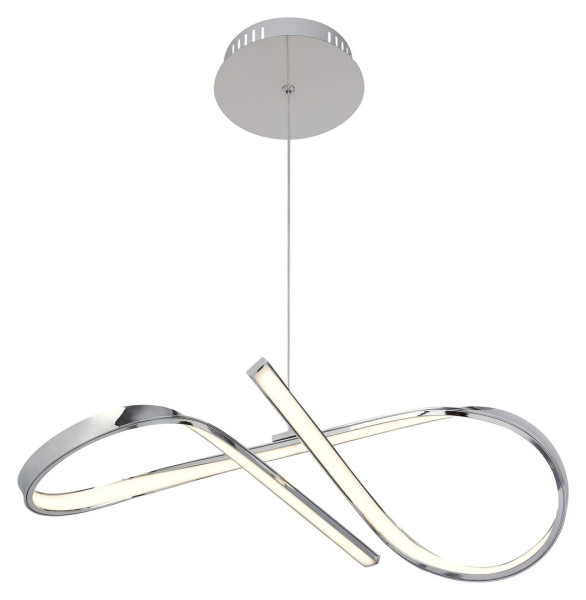 Lampa wisząca Aniela chromowana LED 1x20W Neutralna biel 1600lm Rabalux