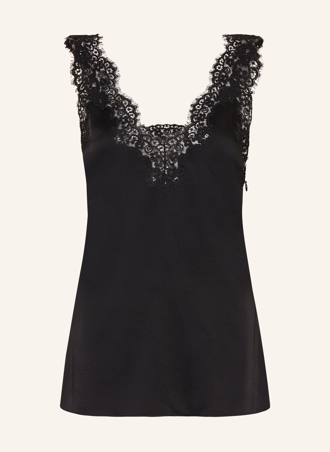STELLA McCARTNEY Satintop mit Spitze