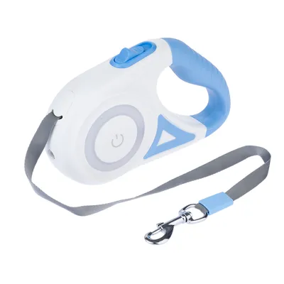 TIAKI Dragonfly Retractable Lead with Light - 5m