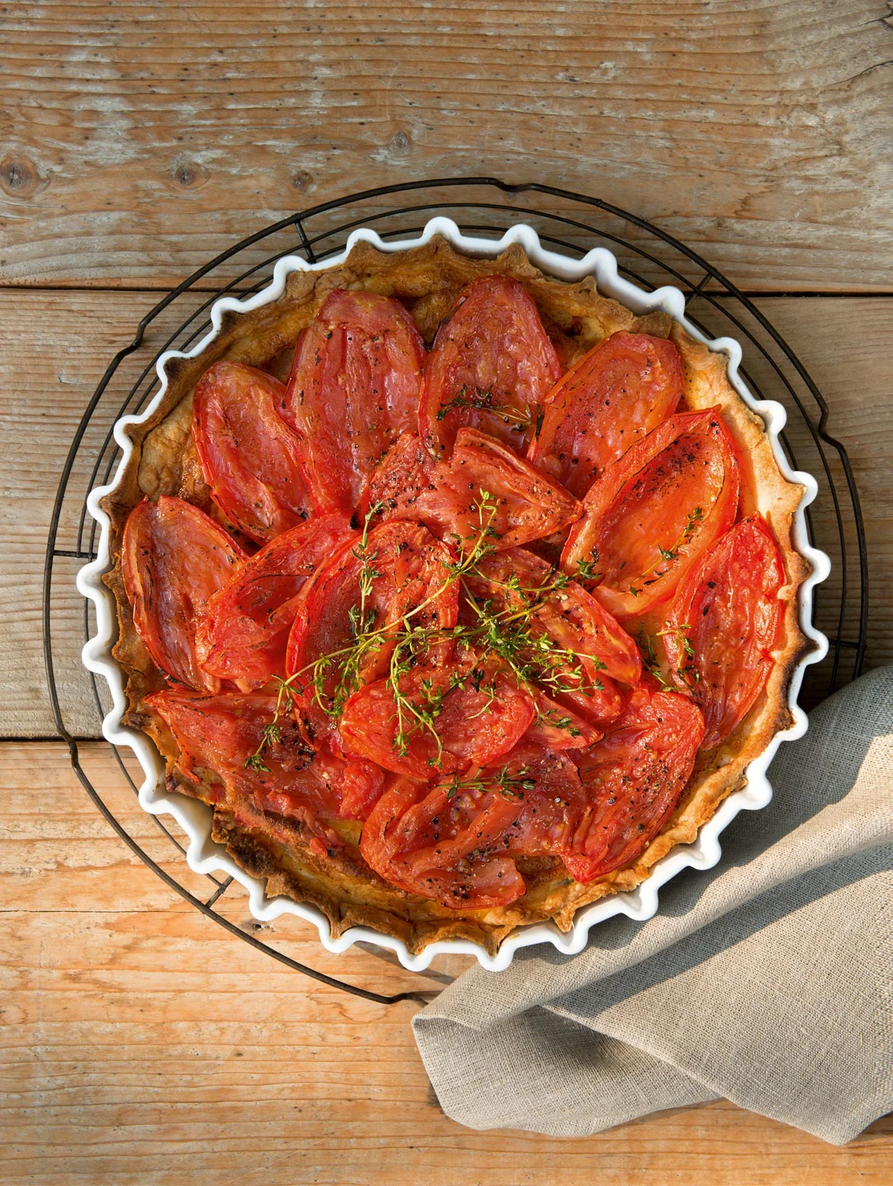 tarteform, weiß