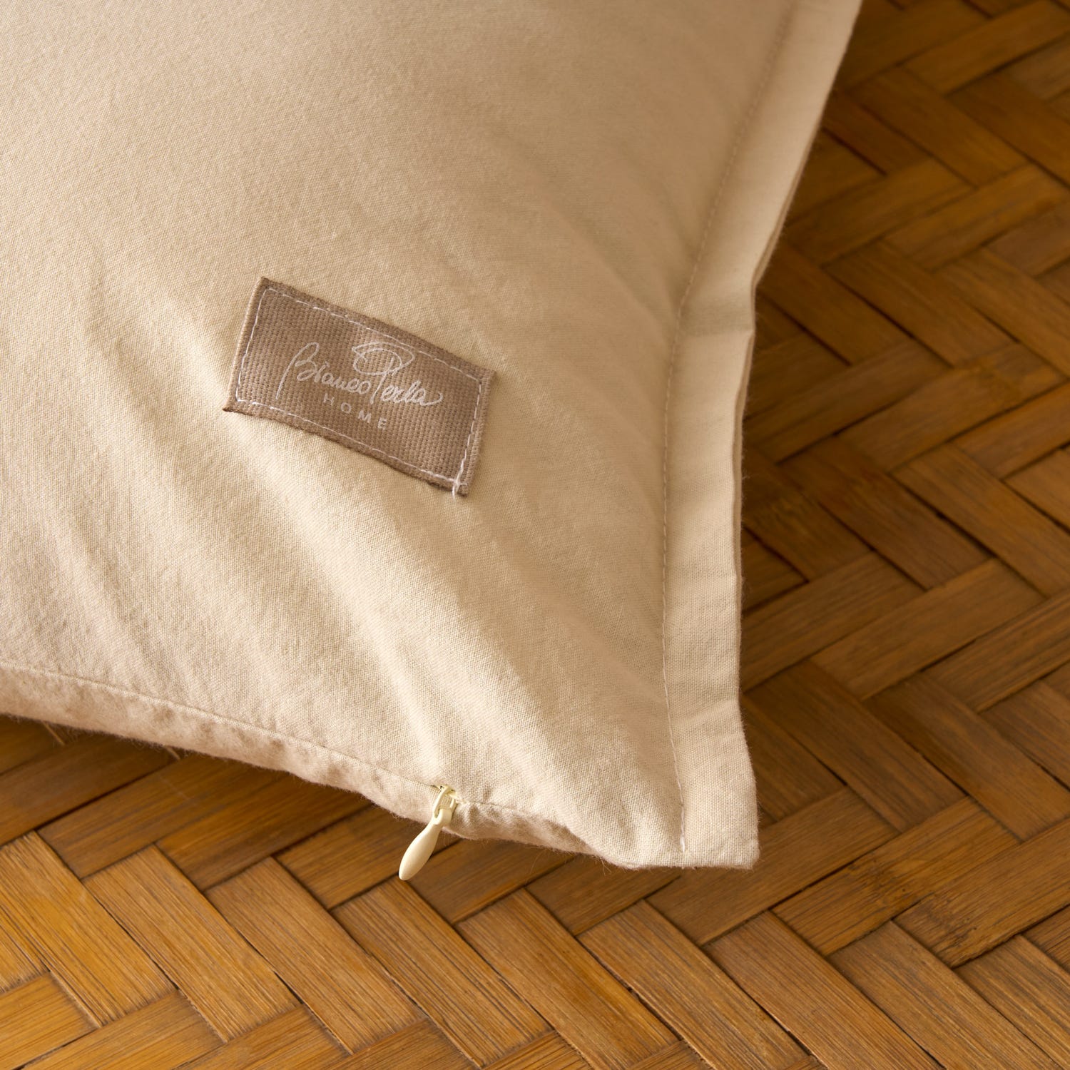 Cuscino Cloe biege 45x45 cm Biancoperla