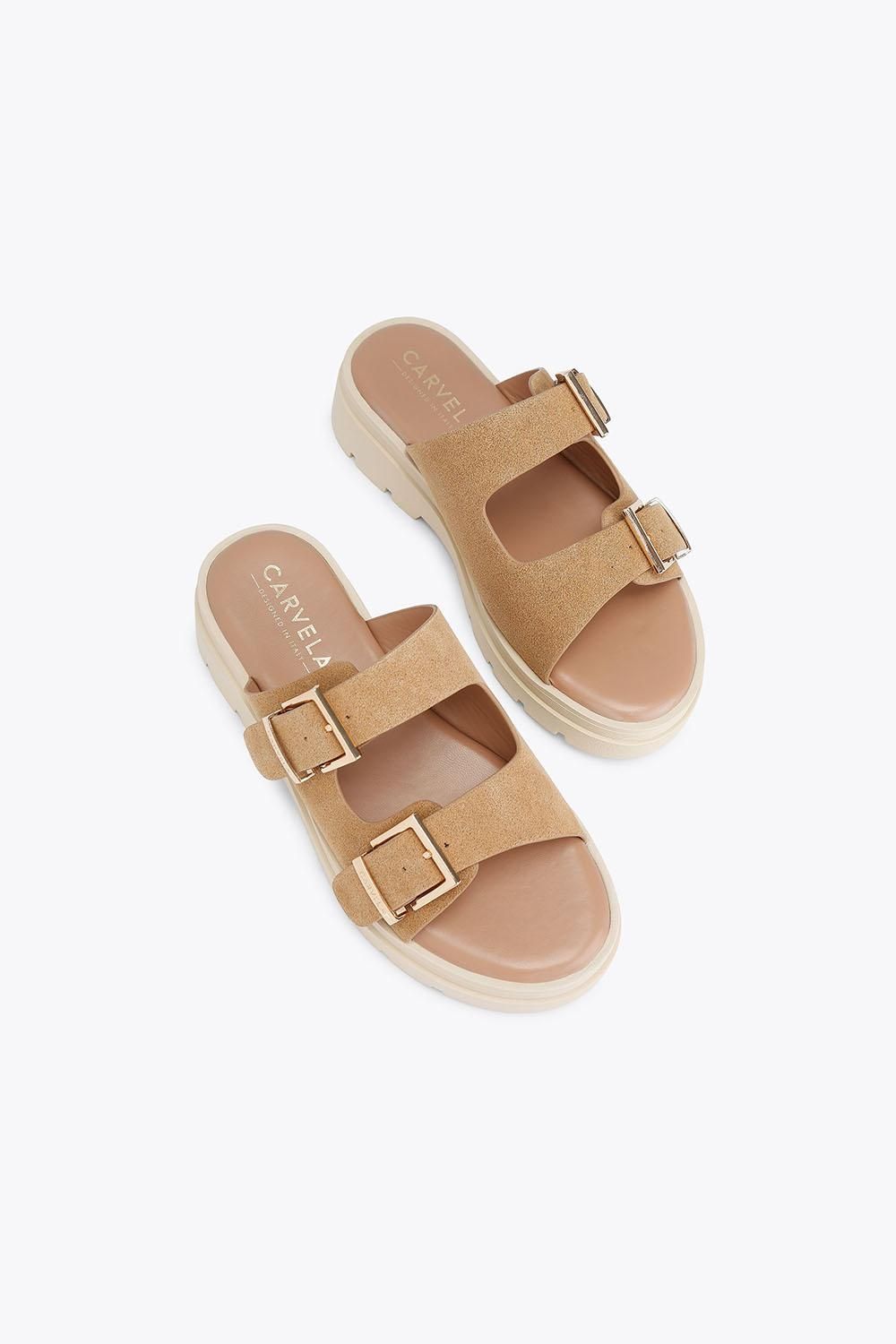 Carvela Bormio Buckle' Fabric Sandals
