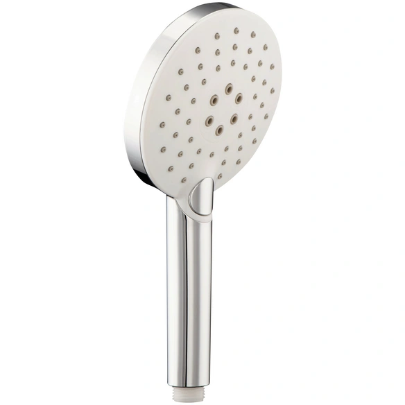 Handbrause »Medie«, Ø 12 cm, chromfarben/weiß